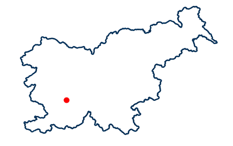 Zemljevid: sedež Postojna